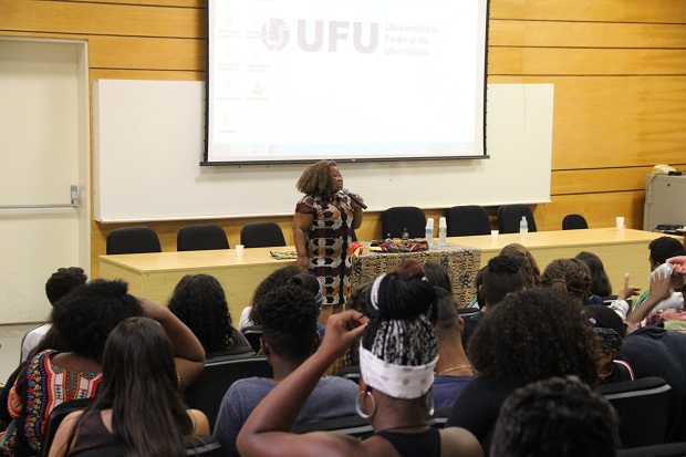 O evento contou com palestra da secretária de Estado de Educação, Macaé Evaristo. Foto: Eric Abreu (ACS/SEE-MG)